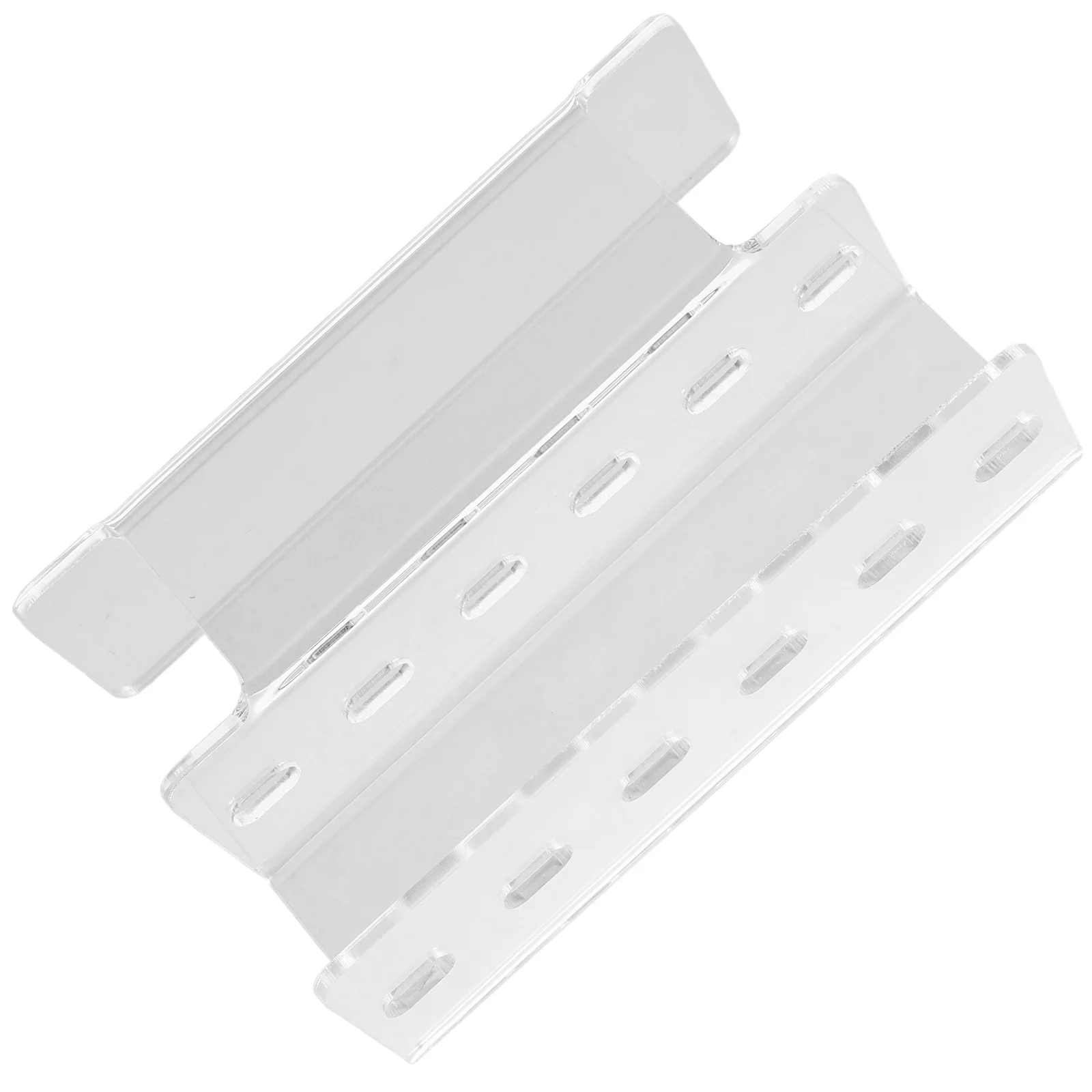 

Clear 6 Hole Tweezer Holder Acrylic Lash Extension Organizer Stand Compact Display Rack for Eyelash Tools Beauty Accessories