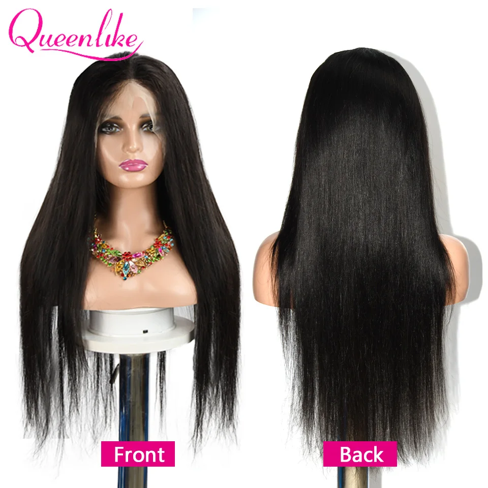 26 inch 13x4 Straight Human Hair Lace Frontal Wig 10A Top Quality Brazilian Wigs on Sale 100% Human Hair Wigs For Women