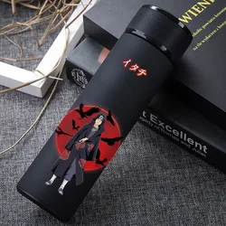 500Ml Naruto Uchiha Itachi Akatsuki 304 Material Stainless Steel Insulation Cup Anime Pattern Peripheral Cup Anime Water Cup