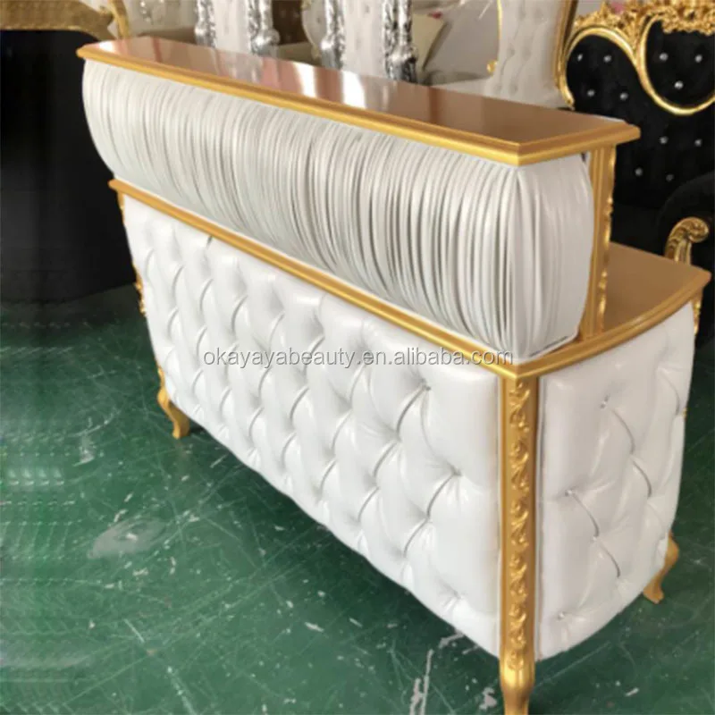 Beauty salon reception desks modern office furniture commercial front counter salon reception desk