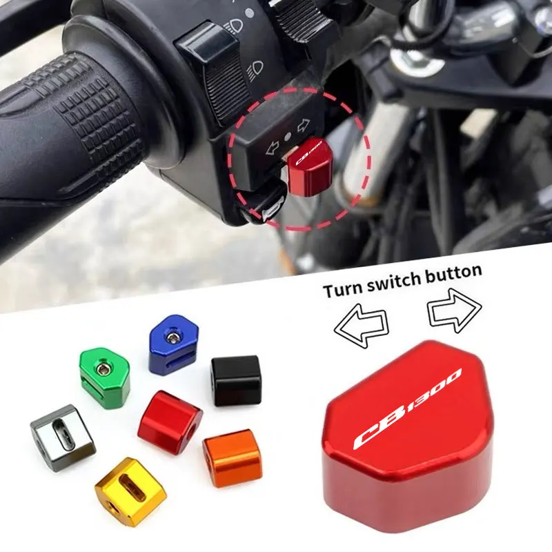 Motorcycle Switch Button Turn Signal Switch Key Cap Accessories For Honda CB1300 CB 1300