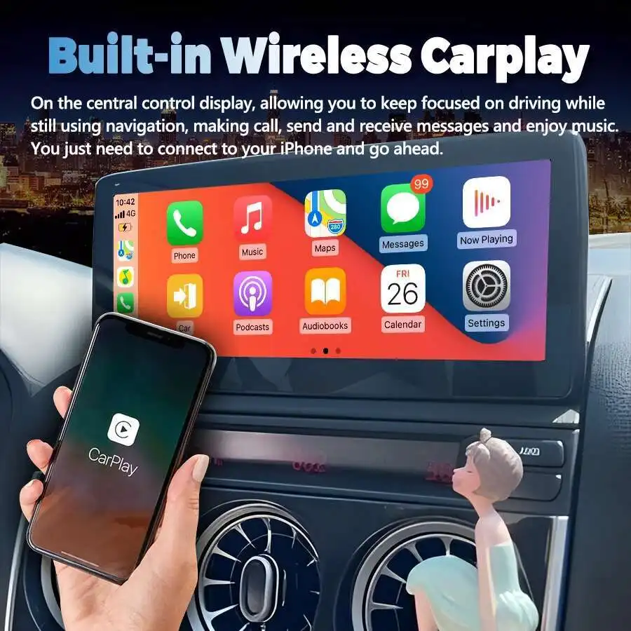 Автомобильное радио Navirider для Mazda 6, GPS-навигация, стерео, аудио, видео, аксессуары, Android 14, Wi-Fi Carplay DSP, 2 din, видеоплеер