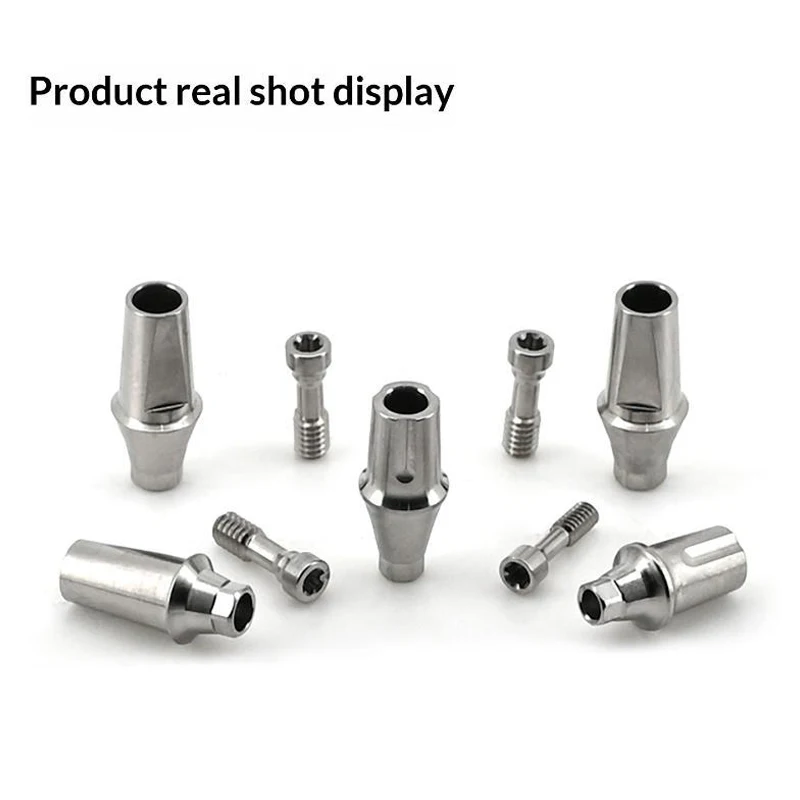 Nobel Biocare Cemented Abutment Biocompatible Titanium Straight RP NP Transfer Abutment for Dental Implant