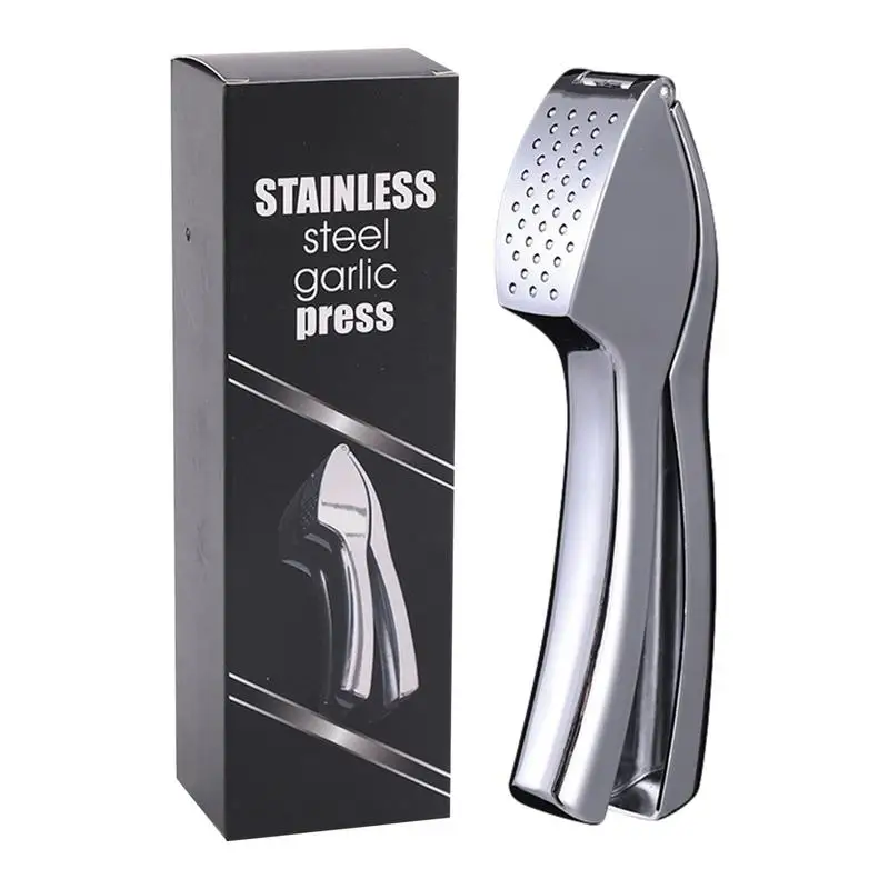 Zinc Alloy Garlic Press, Garlic Cutter Garlic Press, Garlic Crusher Practical Kitchen Aid Dishwasher Safe Robust