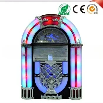 Mini BT Por Jukebox CD MP3-плеер AUX Ретро-радио