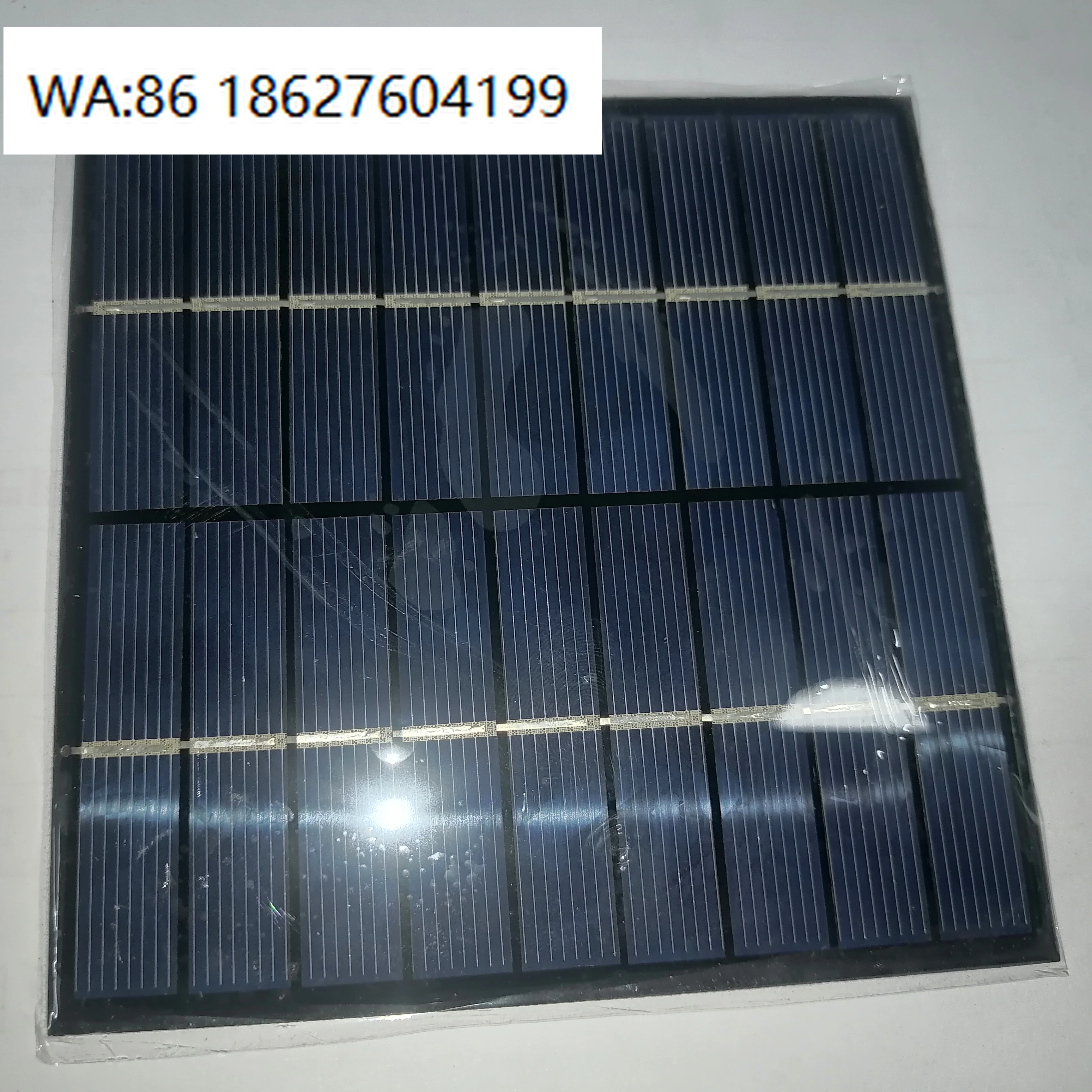 panneau-solaire-115x115mm-polycristallin-bleu-vente-flash-nouveau-stock-original-9v-2w