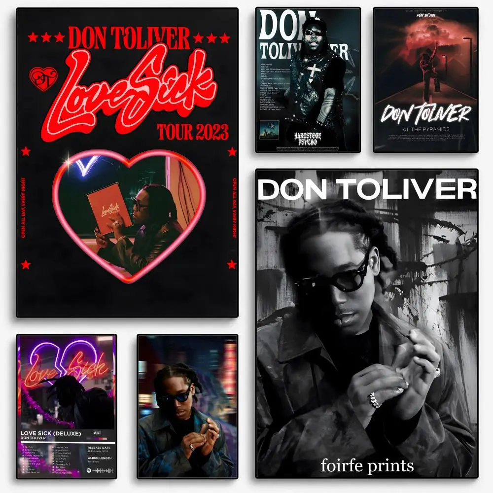 Don Toliver Poster Room Home Decoration Interior Wall Art Printing Garage Posters Gift