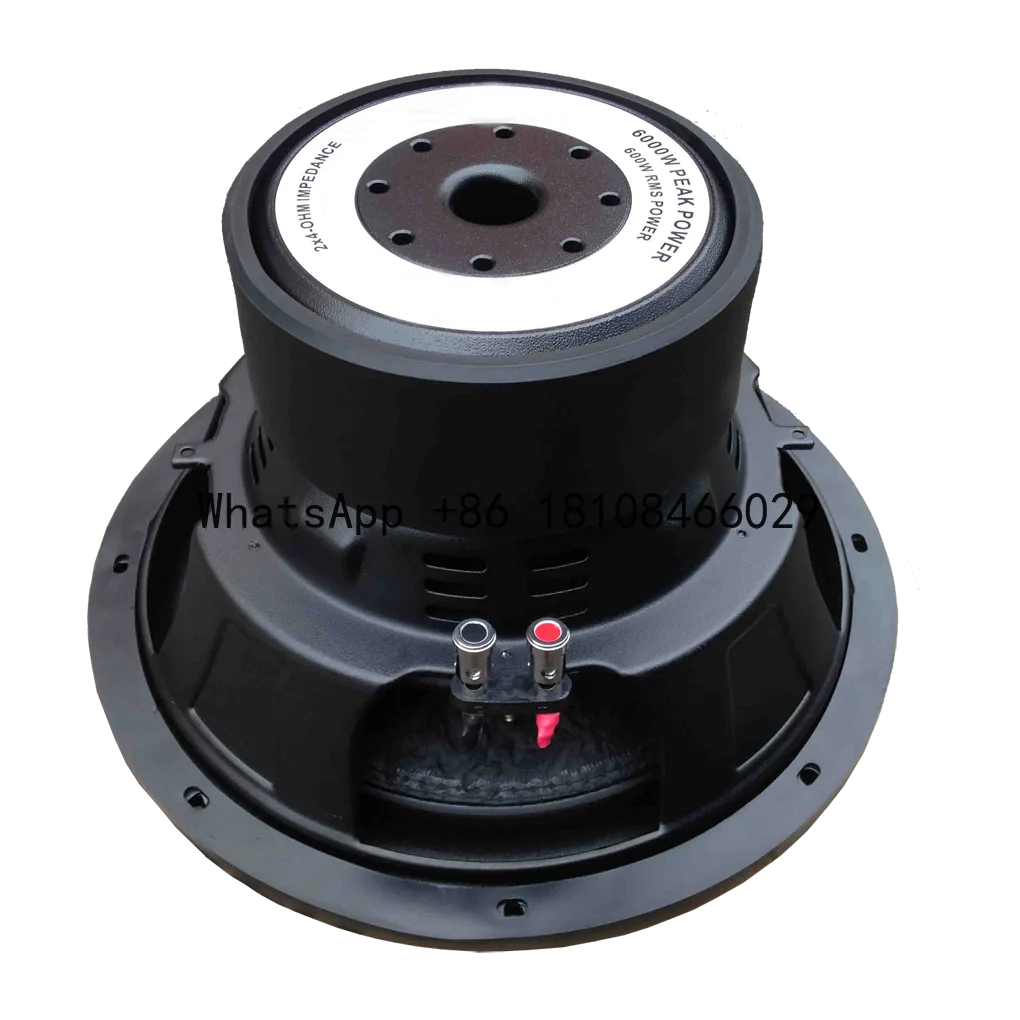 

12Inch Dual 2ohm or 4ohm 500W RMS Power Speaker Subwoofer for Car