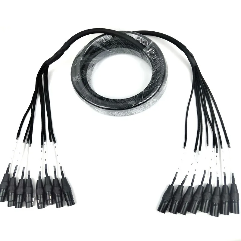 8-Channel flow, multi-channel audio signal cable 8-channel stage lighting and audio multi-core signal cable