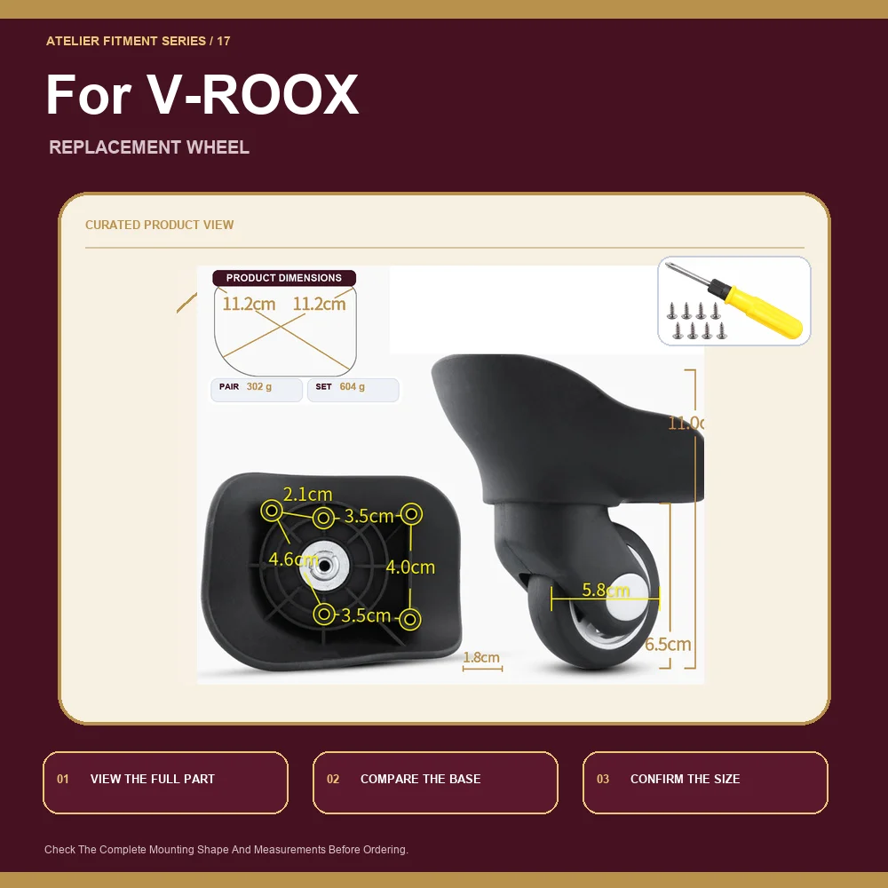 ruota-silenziosa-per-carrelli-da-viaggio-compatibile-con-i-modelli-pierre-cardin-v-roox-madesa-mendoza-e-madesa-v-roox-kit-di-riparazione-resistente-per-carrelli-da-viaggio
