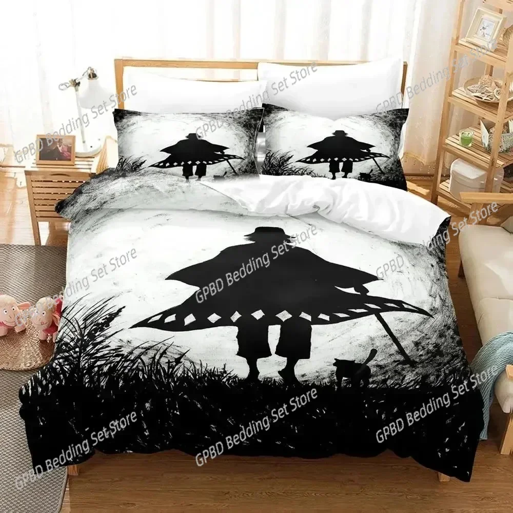 

Anime Bleach Urahara Kisuke Comfortable Duvet Quilt Cover Pillowcase Bedding Set Children Bedroom Decoration Home Textile