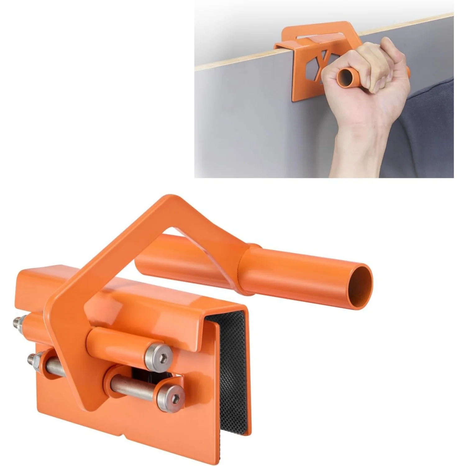 

Держатель для панелей, инструмент для подъема фанеры, инструмент для переноски гипсокартона, эргономичная ручка для работы одной рукой, подходит для дерева, гипсокартона, деревообрабатывающих инструментов.