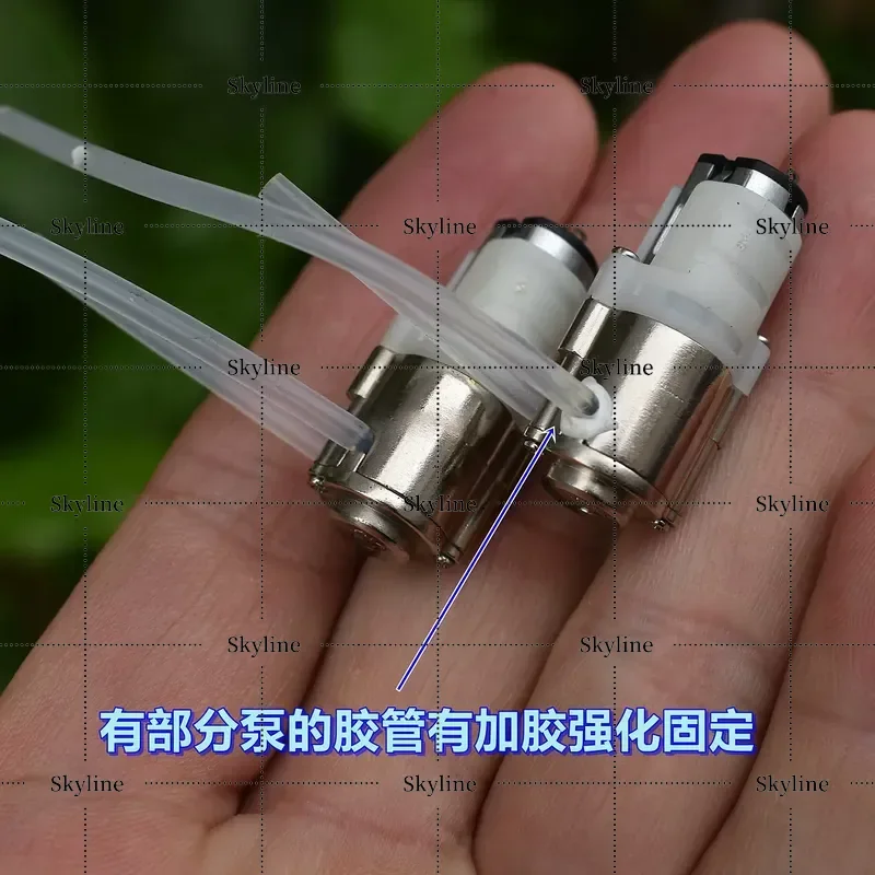 Ultra Miniature Peristaltic Pump Squeeze Pump DC3.7V Precision Instrument Metering Pump With 10MM Planetary Geared Motor