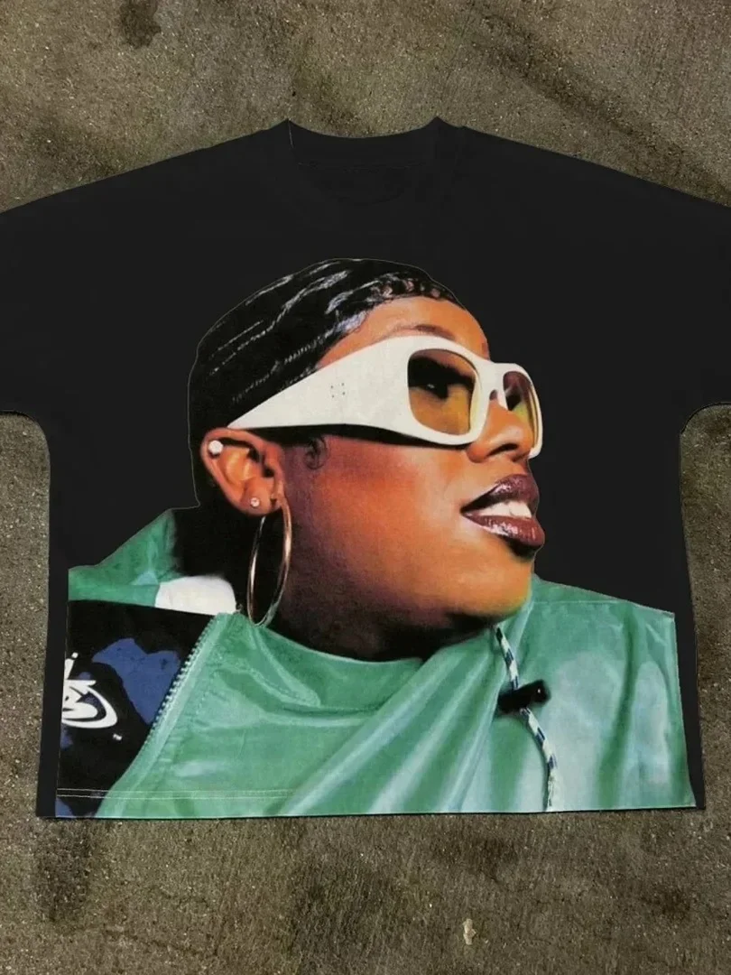 

Свободная уличная универсальная футболка с портретным принтом fsved Youth Faion ort Sve round Ne Повседневный топ на осень