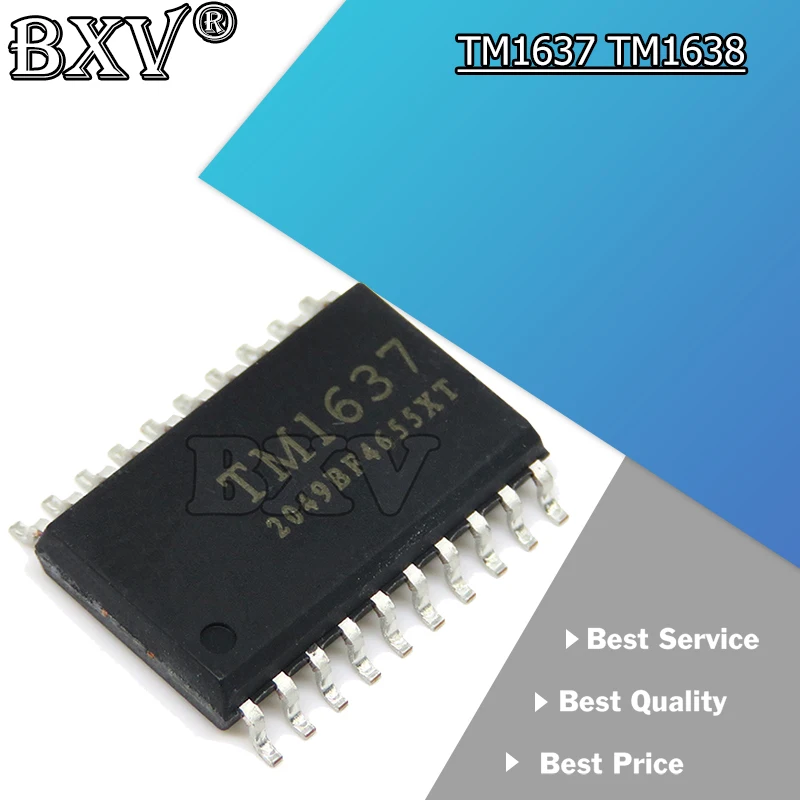 10PCS/LOT TM1637 TM1638 SOP20 LED Digital Tube Driver Chip New Original