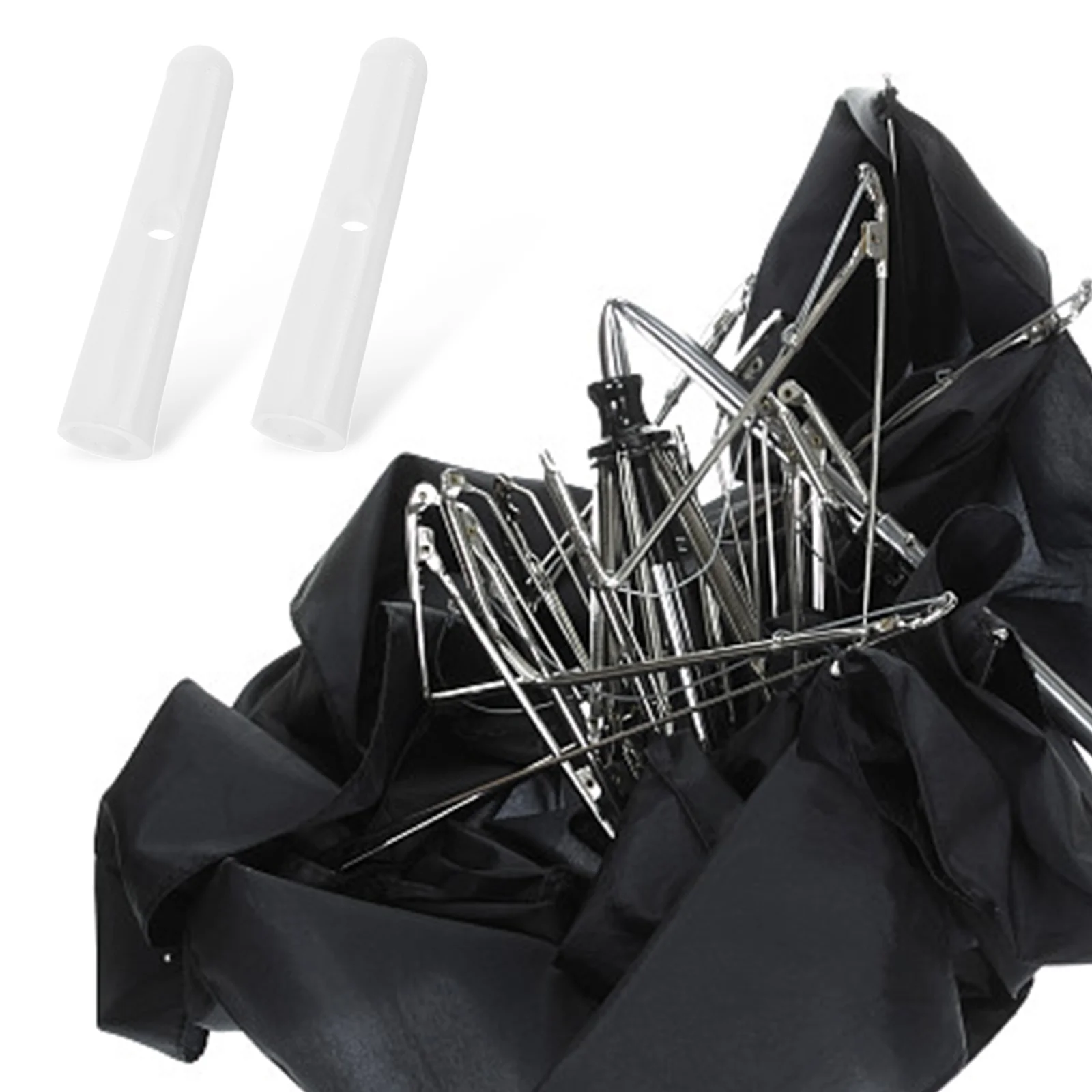 

10 Pcs Umbrella Tail Beads Repairing Supplies for Accessory of Plastic Foldable