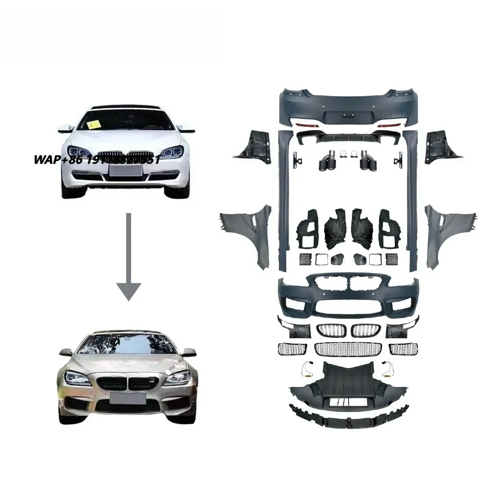 6 Series F06 F12 F13 Wide Body Kit Auto Tuning Accessory for 6 Series F06 Modified to M6 Car Parts