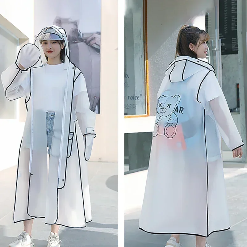 2024 Raincoat Women\'s Summer Long Full Body Single Adult Riding Rainstorm Proof One-piece Electric Car Suit Poncho Men