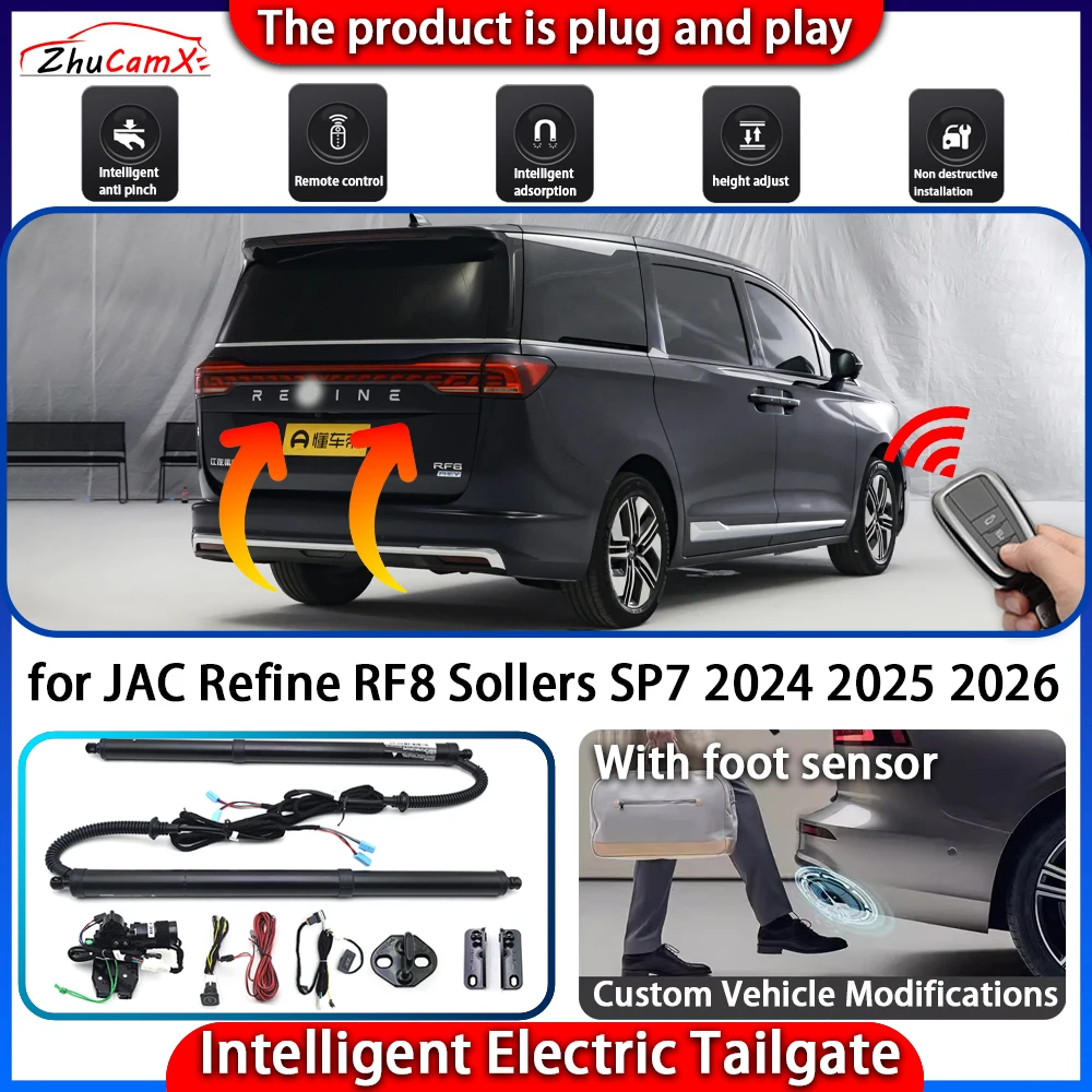 

Smart Powered Tailgate System for JAC Refine RF8 Sollers SP7 2024 2025 2026 Automatic Intelligent Electric Trunk Lift Control