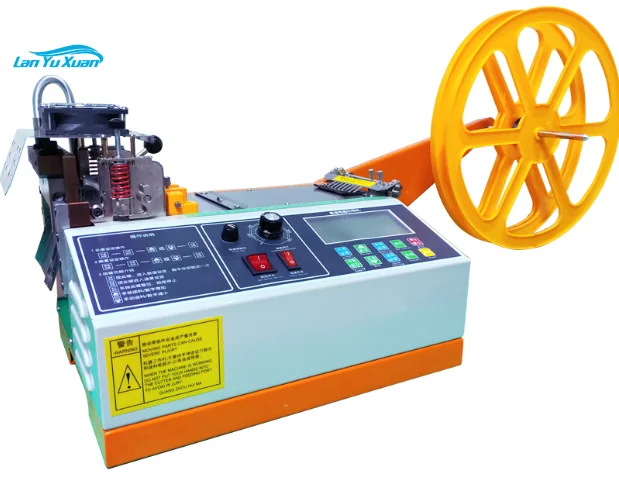 Automatic band cutting machine cut  elastic   tape