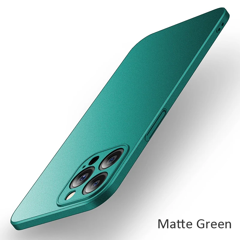 Hüllen für APPLE iPhone 17 16 17e 16e 15 14 13 12 Pro Max Mini Plus Air Ultra Slim Matte Hülle aus Hartplastik Stoßfeste Abdeckungen – Detail 19