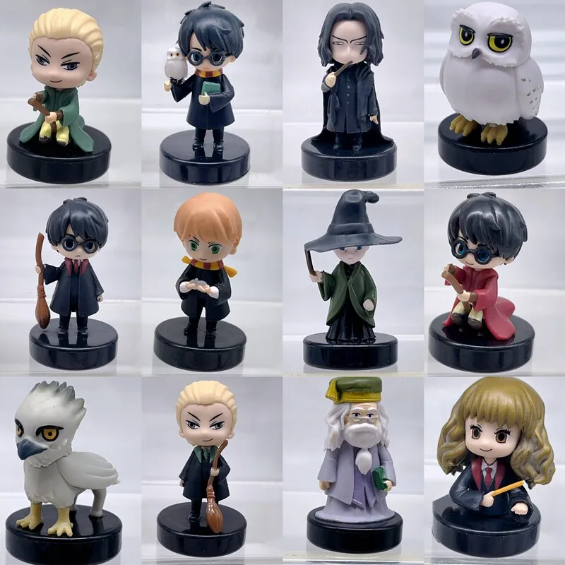 En Stock, Figura Decorativa Original de la Serie Harry Potter, Versión Q, Modelo de Personaje con Sello