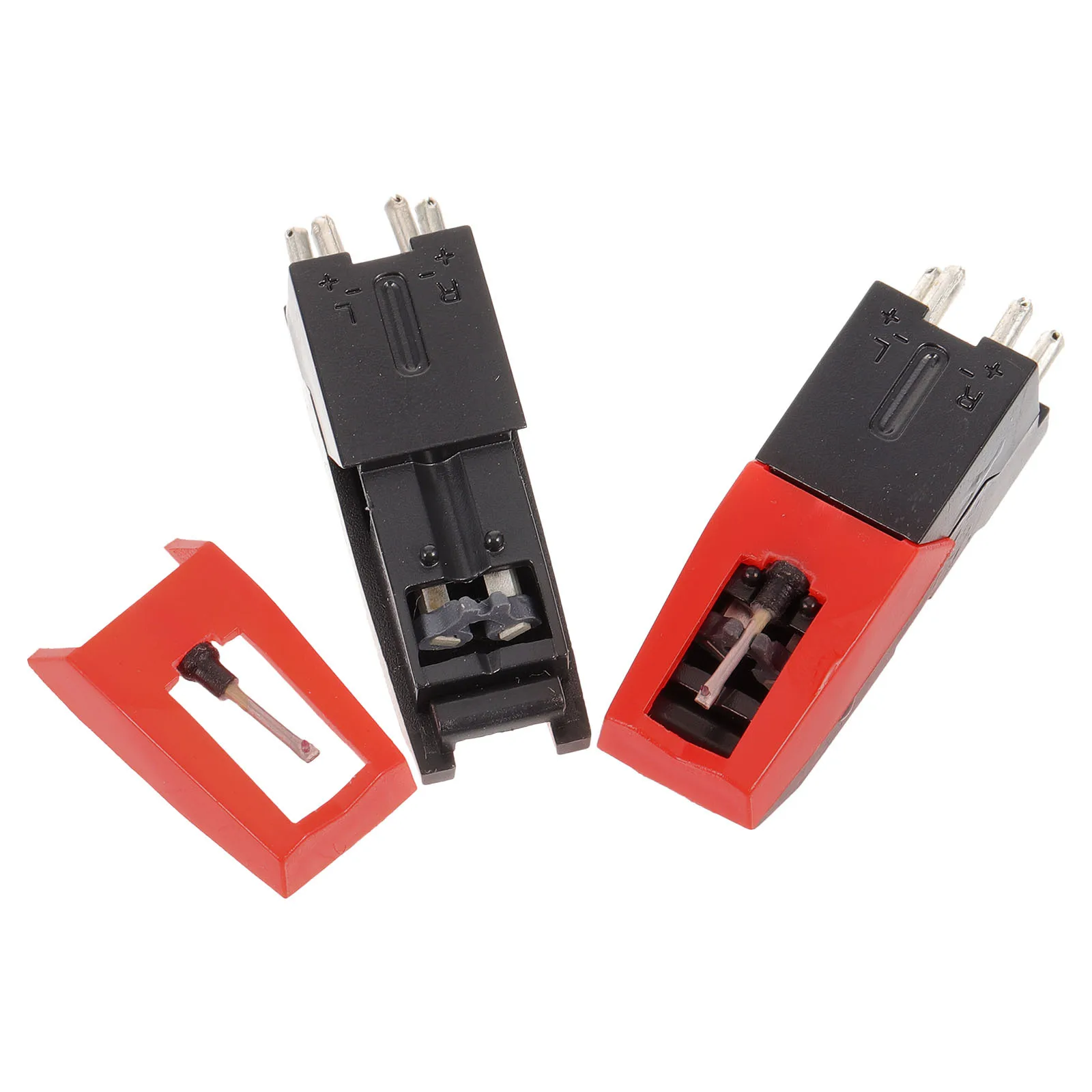 

2Pcs Stylus Needle Replacement for Record Player Turntable High-Durability Plastic Pickup Easy Install Wear-Resistant Sound