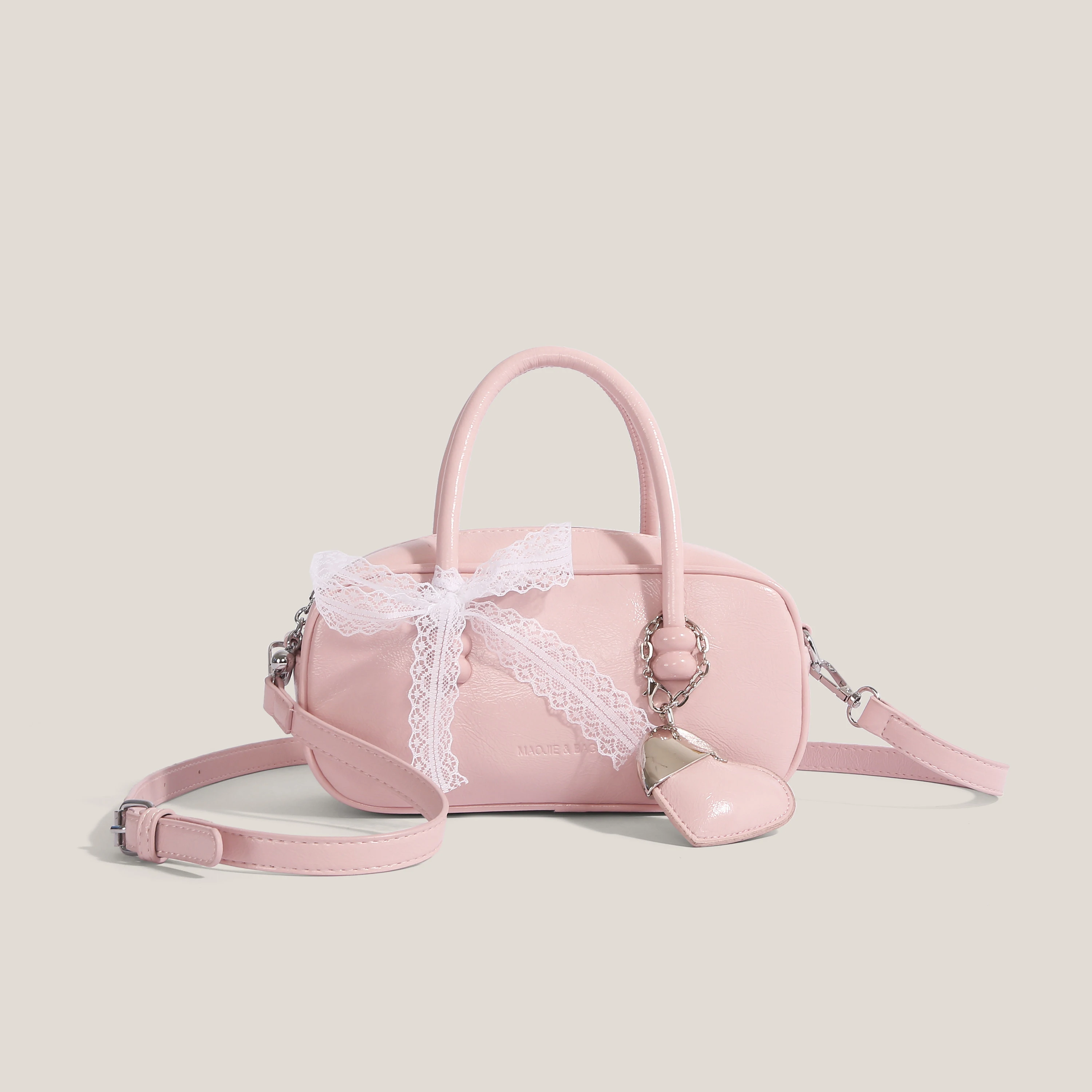 

Advanced Lace Handbag Texture PU Leather Women's Small Square Bag 2026 Spring New Fashion Shoulder Bag Versatile Crossbody Bag