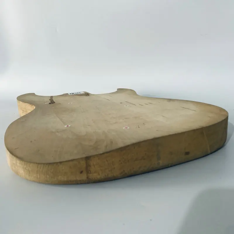 IB013 Raw Materials Electric Guitar Body Solid Basswood For DIY Guitar Parts Replace NO Paints Uncut Wood With Scar