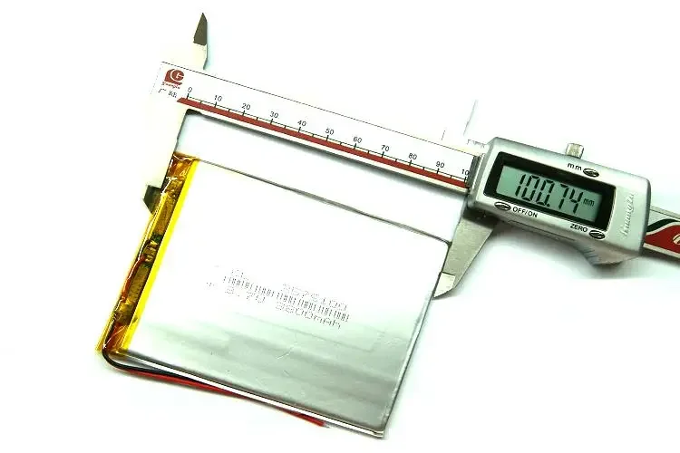 Batería de litio PDA para tableta doméstica de 3800mAh 3575100   batería de polímero de litio integrada de 3,7 V.