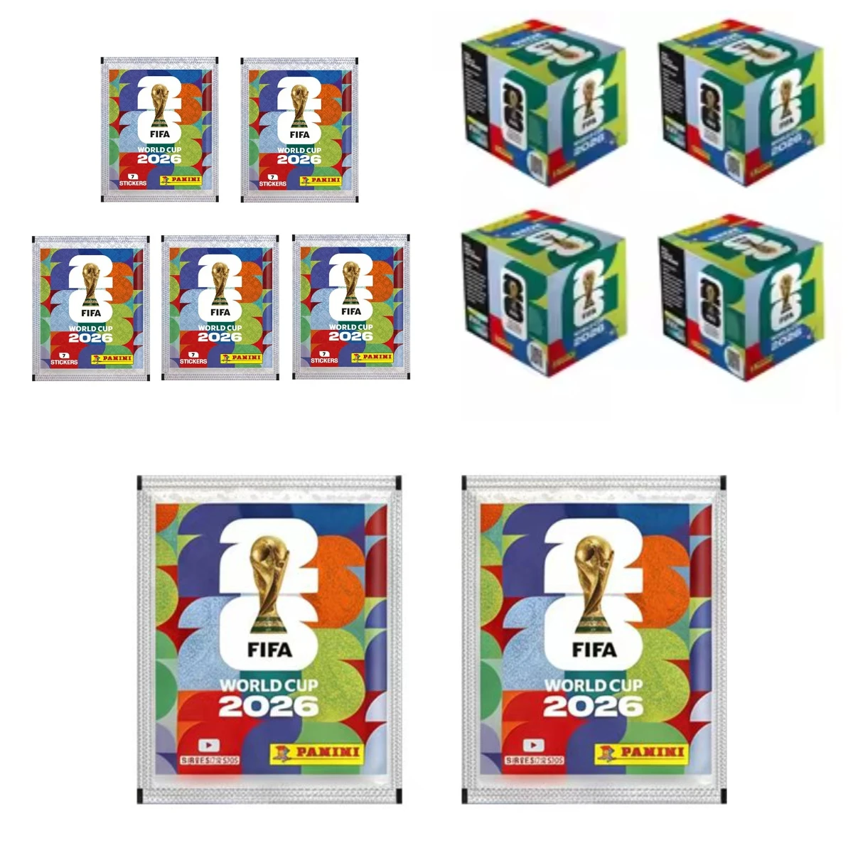 2026 Genuine Panini Official FIFA World Cup Soccer Card Sticker Pack & Album Limited Edition Collection Soccer Memorabilia Set