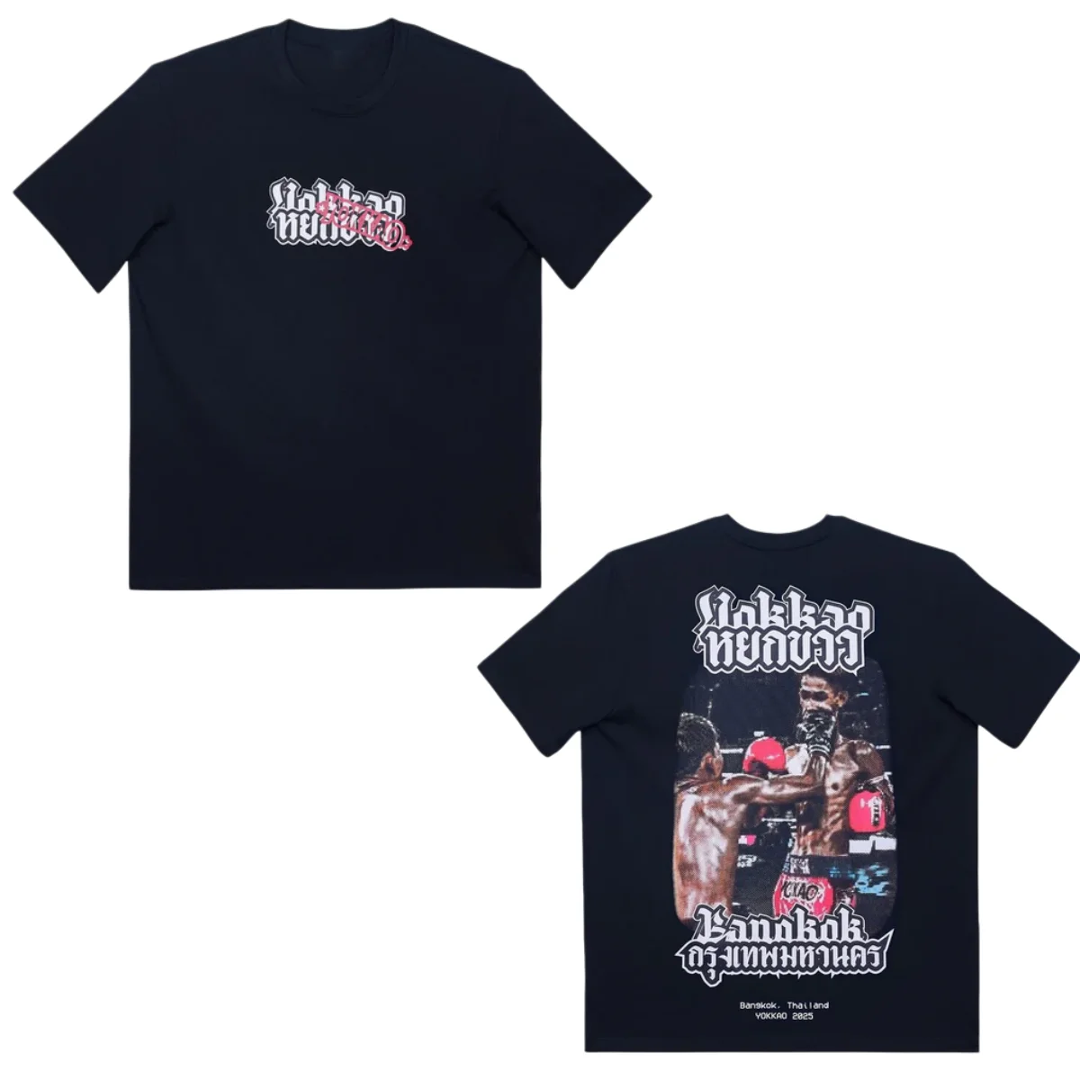 2026 Summer Men's YoKKAO Muay Thai Casual Sports Quick-Drying Short-Sleeve 3D Printed Breathable Comfortable Oversides T-Shirt