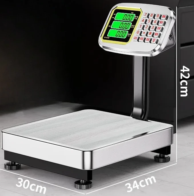 Precise Weighing Electronic Scale Stall Selling Vegetable Electronic Scale Commercial Platform Scale