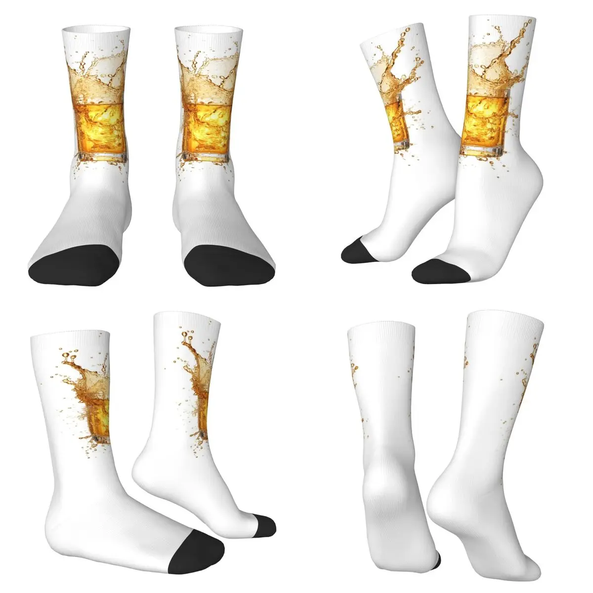 

Пивные носки Harajuku, супер мягкие чулки, всесезонные длинные носки, аксессуары для мужчин и женщин, подарок на день рождения