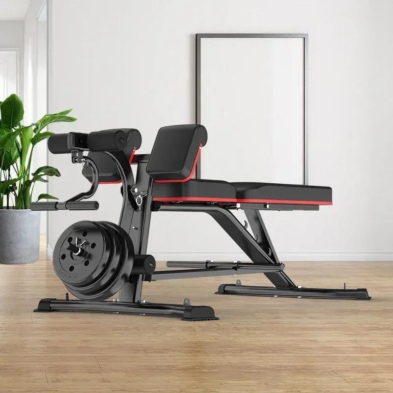 2026 Training Auxiliary Stool Home Abdominal Waist Fitness Bench Dumbbell Upgraded Multi-function Dumbbell Stool