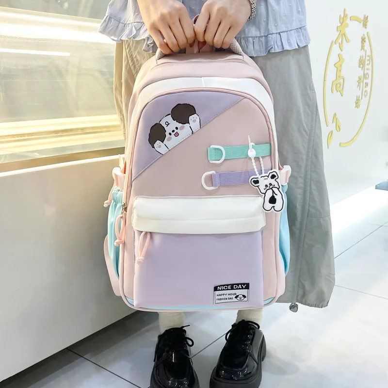 Cute Girl Backpack Lightweight Kids Backpack Versatile School Bags Travel Backpack Nylon Sports Bags Designer Bag Mochila Рюкзак