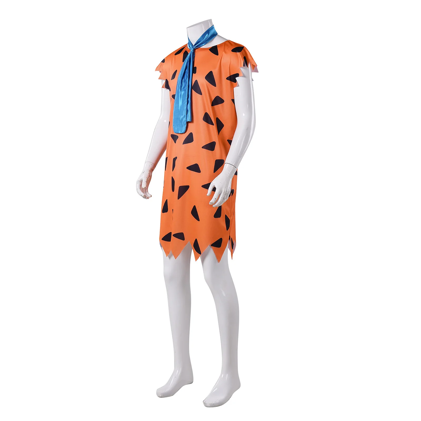 The Flintstones Fred Flintstone Costume for Adult Flintstones Fancy Dress Up Halloween Costume Mens Caveman Costume