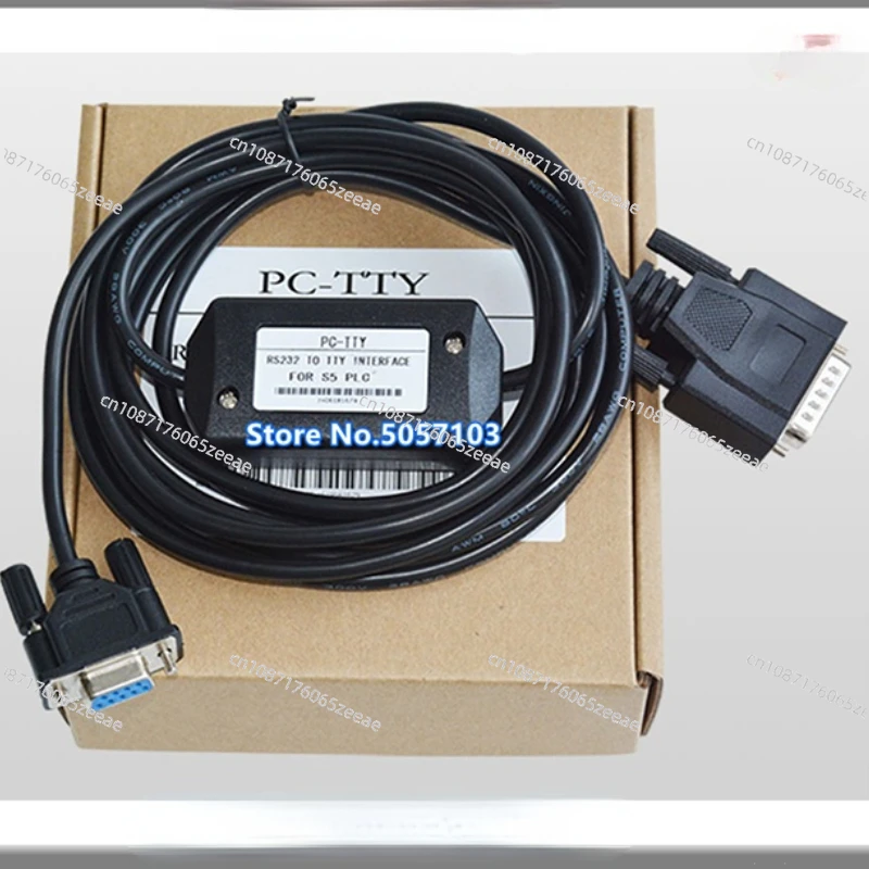 Suitable For S5 Series PLC Programming Cable PC-TTY Download Cable 6ES5734-1BD 15 Pin