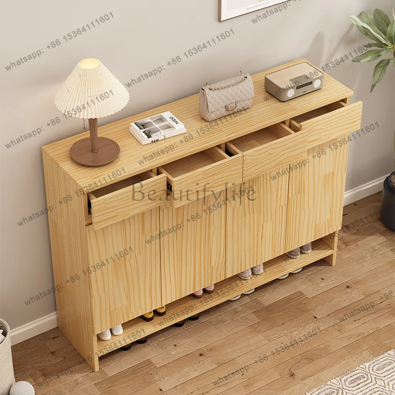 LD Storage Mobile Shoe Cabinet Organizer Living Room Wooden Designer Luxury Box Shoe Shelf Modern Gabinete Shoemakers