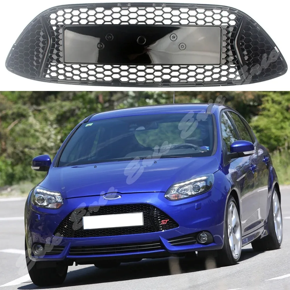 

Car Front Upper Grilles Fit For Ford Focus ST MK3 2012 2013 2014