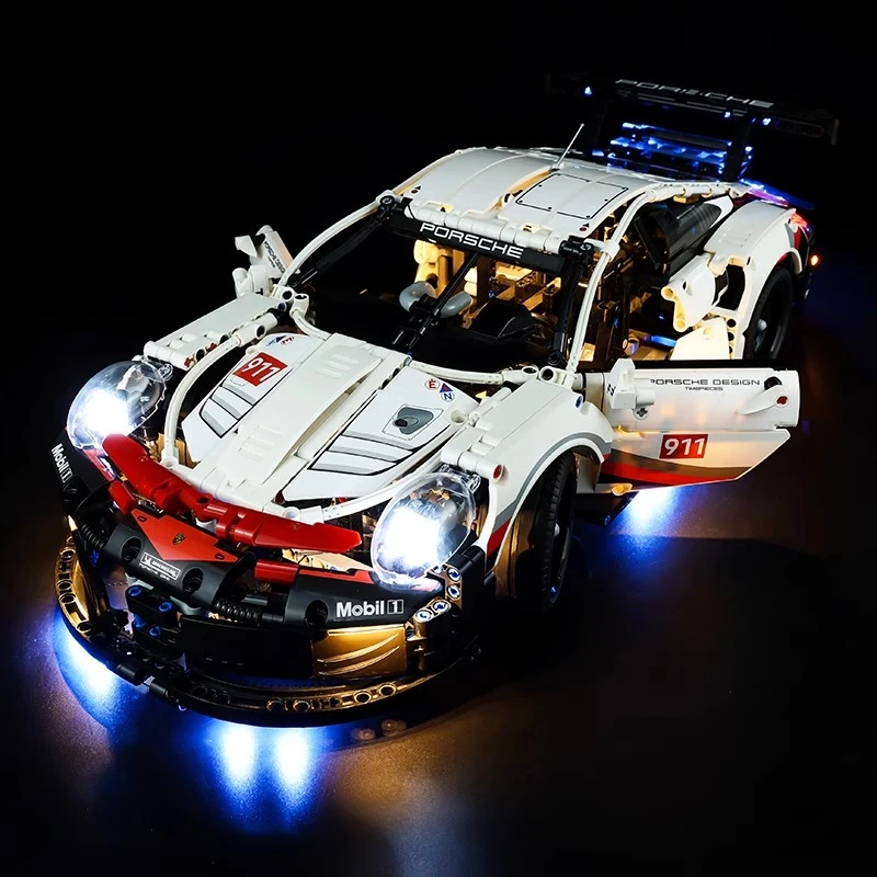 

Комплект светодиодного освещения подходит для LEGO Porsche 911 RSR 42096, подарок освещения (без строительных блоков)
