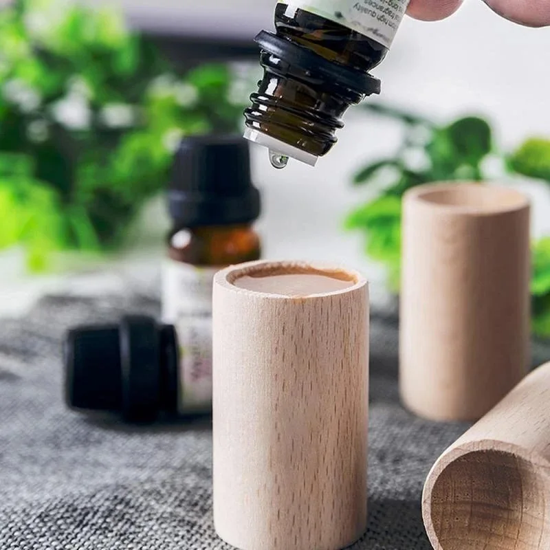 Small Wood Essential Oil Diffusers Office Home Car Diffuser Fragrance DIffusers for Home, Offices, Yoga Rooms, Sauna Rooms，SPA