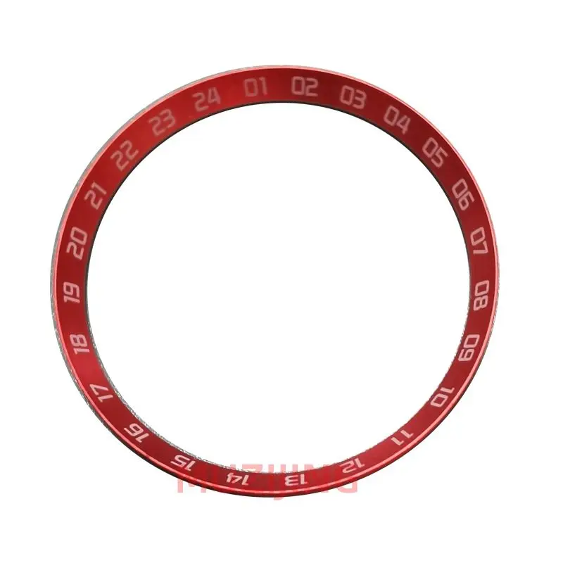 24H SKX007 30.5mm Copper Watch Parts Silver Red Green Blue Black Chapter Ring Fit For SKX007 SKX6105 NH35 NH36