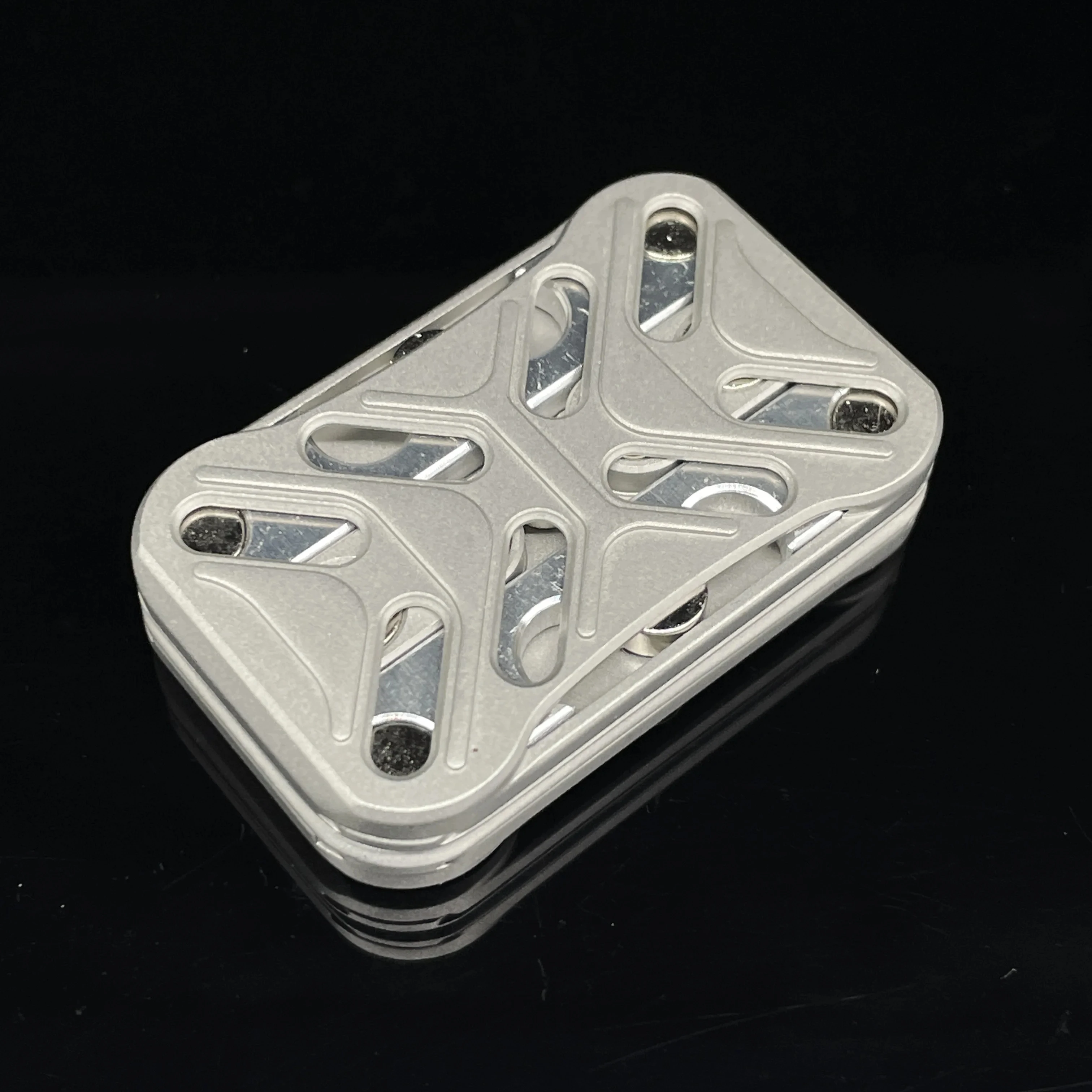 RAPT MOD الفولاذ المقاوم للصدأ جوفاء اللمس المنزلق EDC تململ المنزلق المعادن ألعاب متململة مكافحة الإجهاد أدهد أداة تململ سبينر اللعب