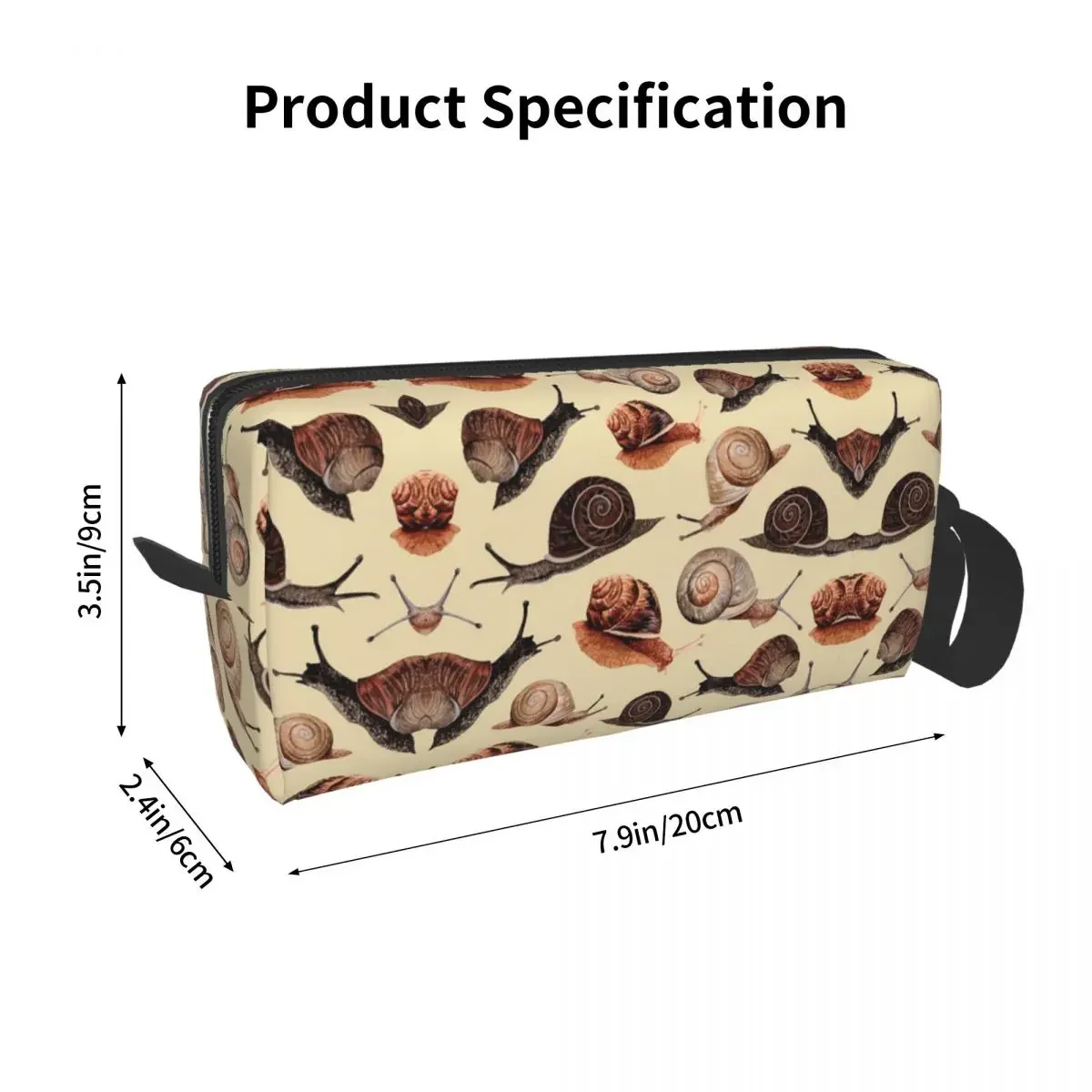 A Slew Of Snails Pencil Cases Large Capacity Pen Bags Pen Box Pencil Pouch For Boys Girls Students Stationery Makeup Bag