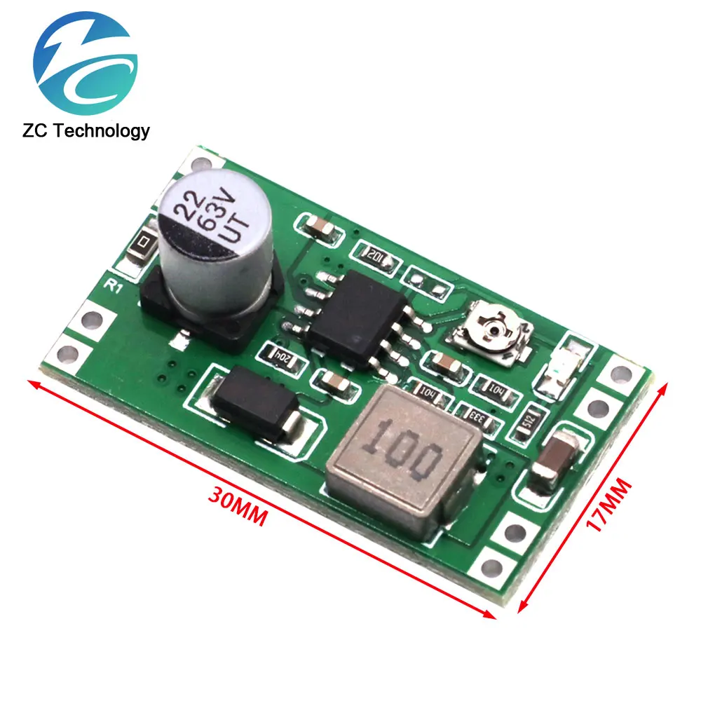 High quality MP4560 DC-DC Step-Down Regulator 2A Power Module Input 6-55V to Output 3.3/5/9/12V Adjustable