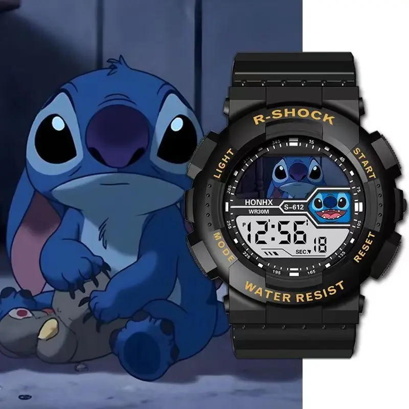 ساعة رياضية خارجية متعددة الاستخدامات بين النجوم للأطفال، متعددة الوظائف، إلكترونية مقاومة للماء وإضاءة ليلية رقمية #4