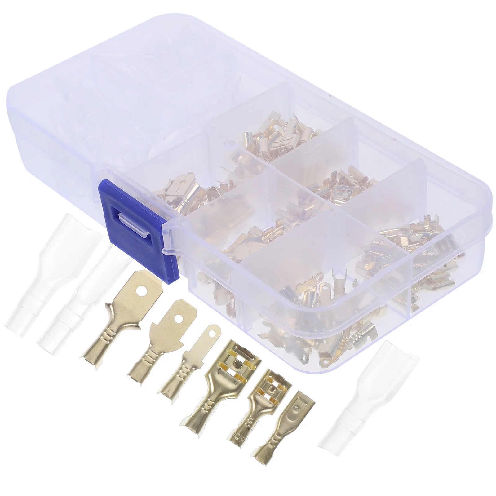 Spade Connector Assortment Speaker Terminal Quick Splice Wire Terminals Electrical Insulated Crimp Connectors