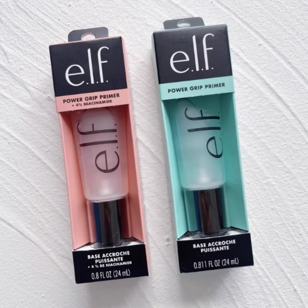 ELF Primer Gel 4% niacinamida brillo ácido hialurónico hidratante Power Grip ropa hidratante cara iluminar contorno maquillaje