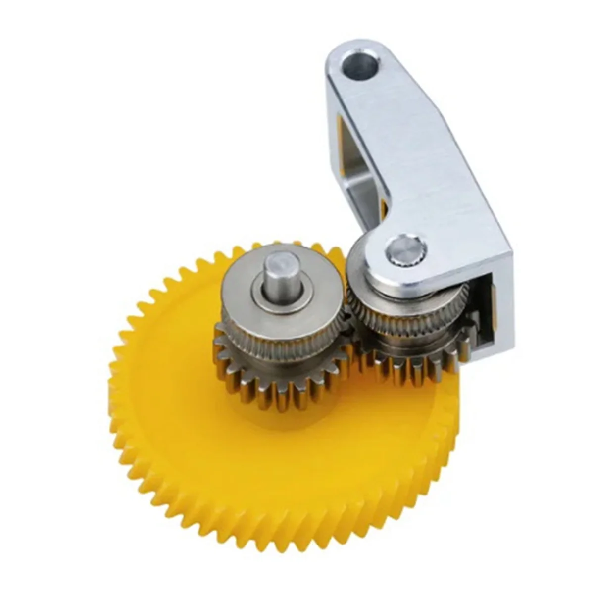 Upgrade Hardened Steel Extruder Gear Assembly for Bambu Lab P1S P1P X1 Carbon X1C 3D Printer Nickel Plating